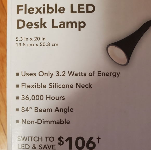 Sunbeam Office Sunbeam Flexible Led Desk Lamp In Black Or White